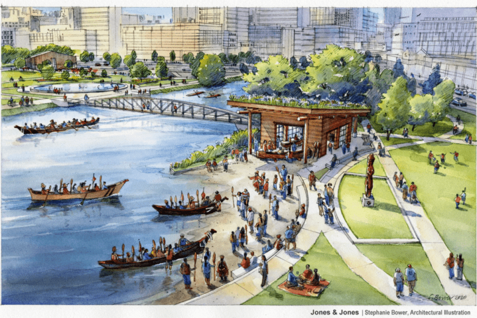 Proposed Seattle Canoe Center Illustration