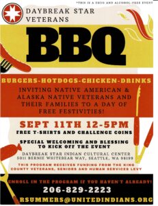 Veterans BBQ flyer