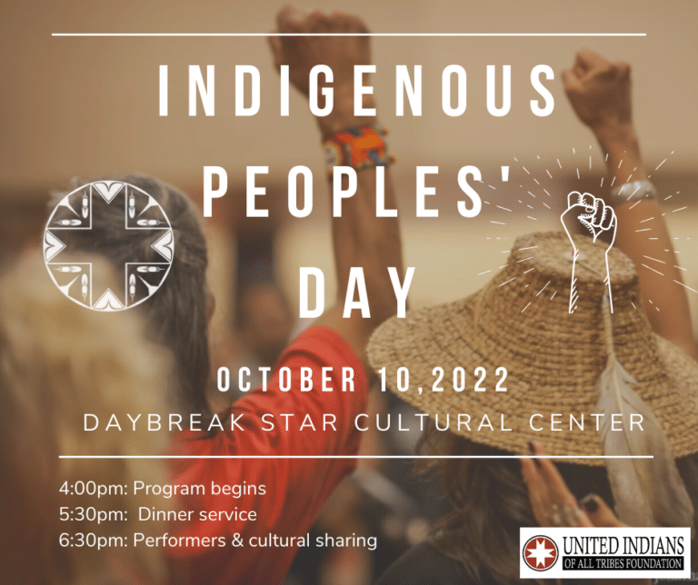 Indigenous Peoples' Day » United Indians Of All Tribes Foundation 