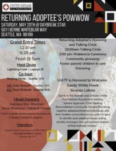 returning adoptees pow wow