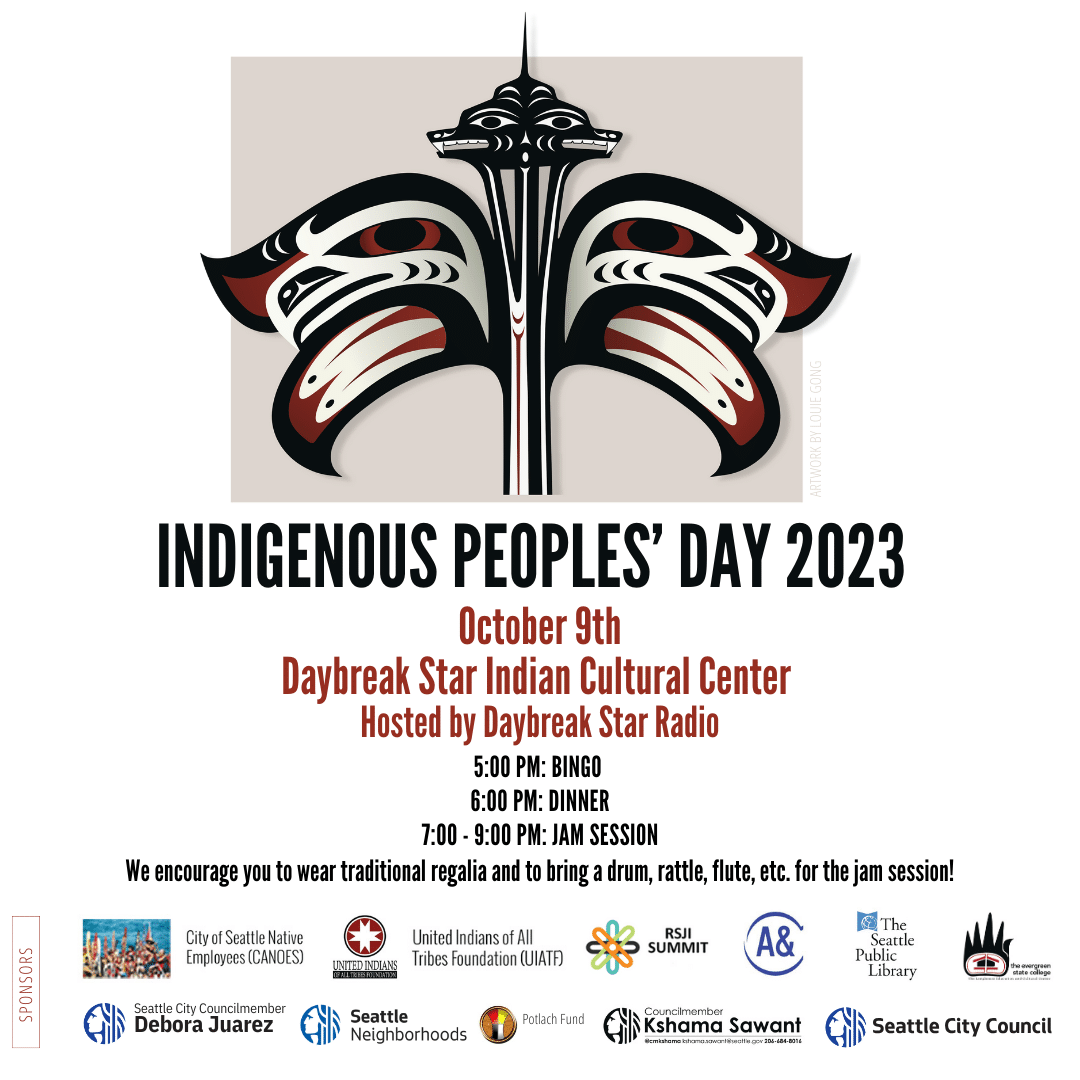 Indigenous Peoples Day 2024 King County Tamil Anissa Merrielle