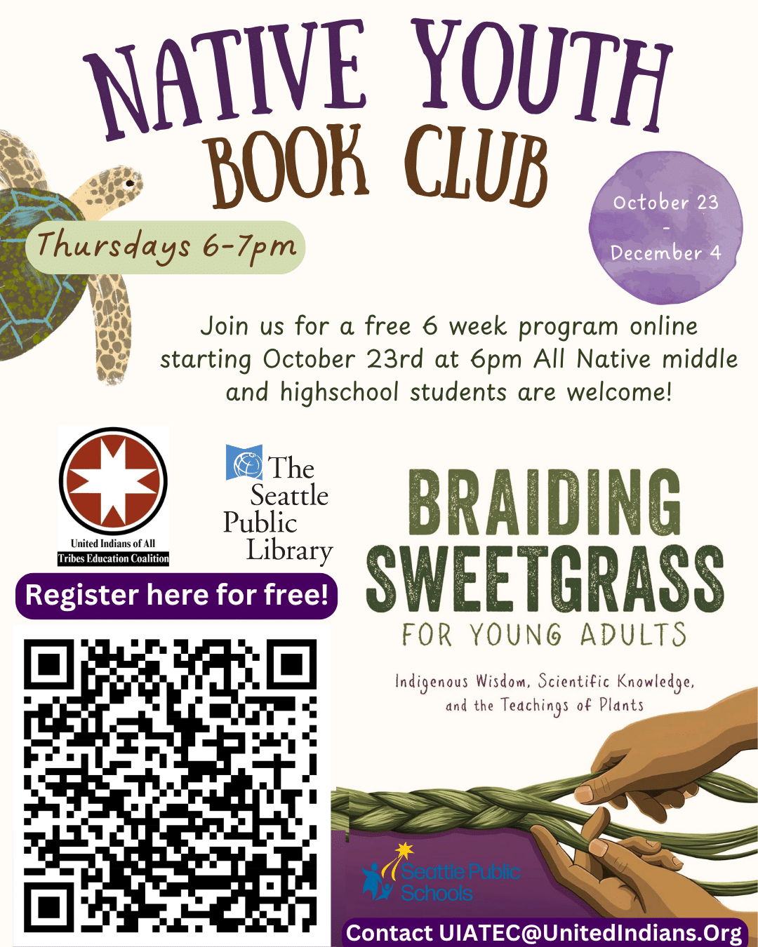 Flyer_Native Youth Virtual Book Group 10.2025